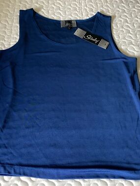 Slinky Brand Women’s Navy Blue Tank Top